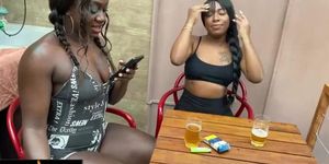 Lustful black women tempt a private instructor, who can't resist and has hard sex with the two mischievous girls. (Featuring: Fe (Bruna Black, Fernanda Chocolatte)