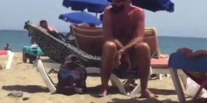 Big-Cock Daddy Bear at the Beach