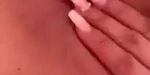 Huge tit Argentinian girl fingers pussy