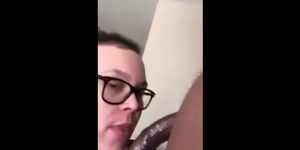 White Guy Sucking BBC