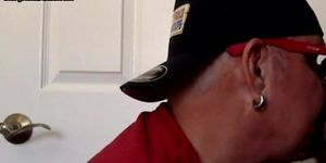 GLORYHOLE HOOKUPS - Gloryhole BJ DILF spoils BFs cock in private closeup video