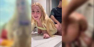 Skinny Blonde Fucked In Public Svs5J7Z