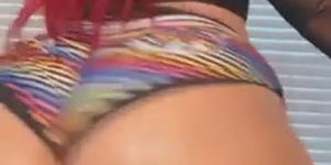 Ass clap tease (Thick Latina)