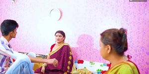 Desi Dirty Servant Caught Two Bhabhi Ji And Devar Having Sex