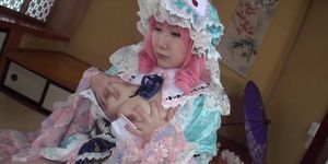 Hiyo Nishizuku touhou project Yuyuko Saigyouji cosplay dance