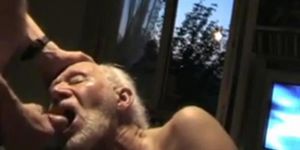 Grandpa Sucking Off a Hunk