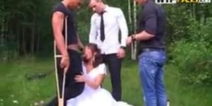 Bride fucking after wedding