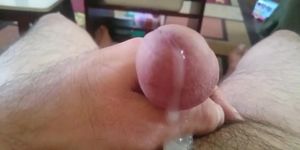 Fresh Hot Cum Slowly Dripping on me!