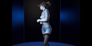 [VAM] girl topless dance