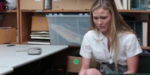 Horny In Troubles For Stealing in a Shop - Alyssa Cole porn