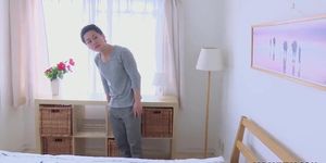 Japanese Wife Gets Creampie For The Neighbor