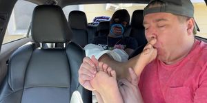 TICKLISH CHUBS - Shy Eddy Goes To A Snyft Ride With Matt To Get Foot Worship