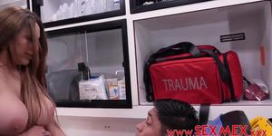 Delicious Latina Nurse Gets Fucked In An Ambulance ?