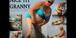 Beach Candid Galleries (Chubby BBW Granny Milf)