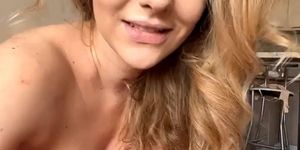 Blonde with bootie oil show masturbation (Blue eyes, Blue Eyes)