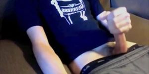 Twink's Webcam Masturbation Session