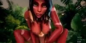 Nidalee 3d video