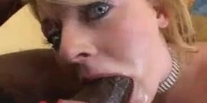 Sophie Dee gets her mouth crammed with hard dick