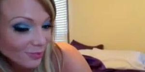 Hot Blonde Roleplay On Webcam Part 1