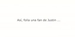 Spanish Justin Bieber fan