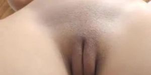 Shaved Pussy teen Closeup Pussy Play on Webcam