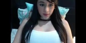 amazing colombiana in the webcam