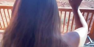 Dani Daniels New Outdoor Sex Tape (Homemade Handjob, Tru Kait, Kiki Daniels)