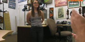 Girl With Glasses Screwed By Pawn Dude At The Pawnshop