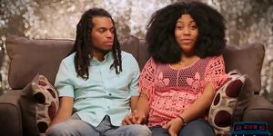 Black amateur couple looking for a treesome experience