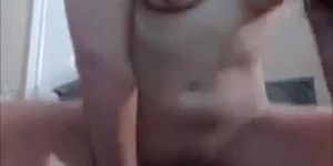 Shy brunette orgasm in private cam sex show