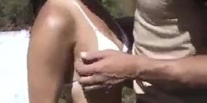 Alluring MILF loves to get fucked in the nature