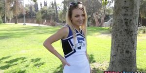 Skinny Teen Cheerleader