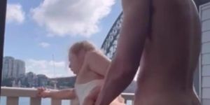Horny Blonde Teen Fucked Outdoors on the First Date