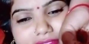 huge boobs south Indian aunty with lusty face l ...