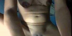 Shaved Phillipine Girl Masturbating