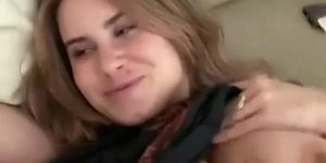 Mommy having sex withe her son on sopha