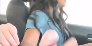 Handjob While She Driving