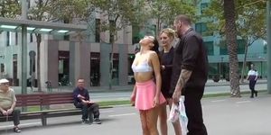 Written body girl fucked in public