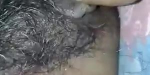 Close-up hairy indian pussy masturbations