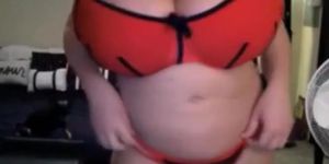 Leanne Crow's Big Natural British Tits on Webcam