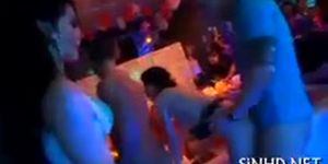 sexy horny teens screw around with strangers in nightclub