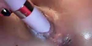 OMBFUN Close Up Dripping VERY WET PUSSY Juice Vibrator Orgasm