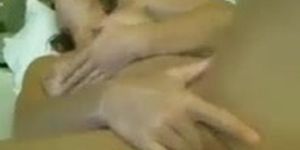 Horny Chick Fingering Her Pussy