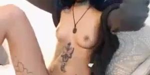 Tattood MILF Spreads Pussy on Webcam