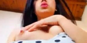 Female Latina bebe masturbating pussy