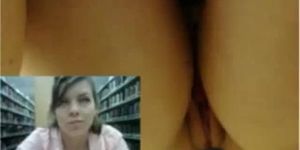 Webcam Girl Orgasms In Library F