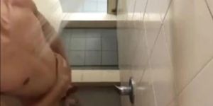 boy fun in shower