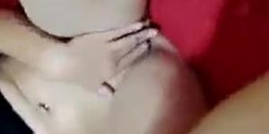 Latina masturbating