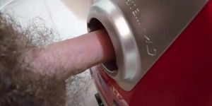 The vacuum cleaner hole and cumshot inside