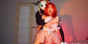 LOVEHOMEPORN - Redhead babe gets fucked by a cultist